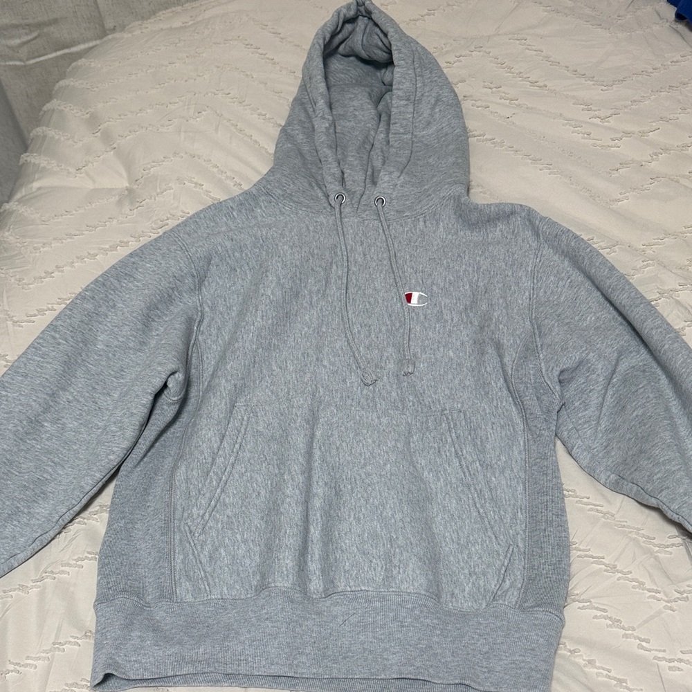 Champion Light Gray Hoodie